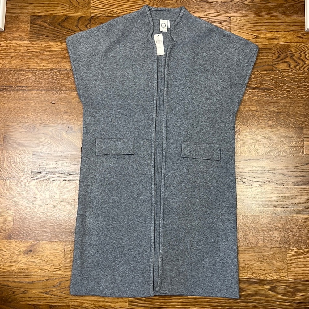 Anthropologie cardigan vest. Perfect for transitioning into late winter/spring!